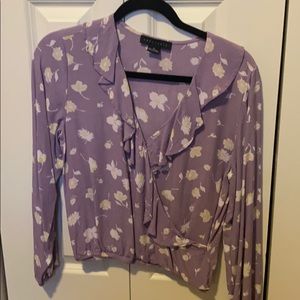 Light purple floral top